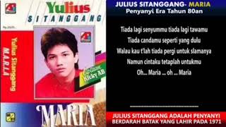 Download lagu JULIUS SITANGGANG - MARIA | tempo dulu mp3 Download lagu JULIUS SITANGGANG - MARIA | tempo dulu mp3