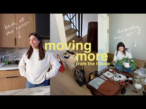 Spend a day alone with me! Back at the house to pack & unpack at the apartment! 🏠