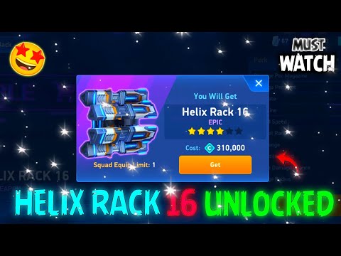 HELIX RACK 16! UNLOCKED🔓||MECH ARENA||