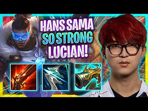 HANS SAMA IS SO STRONG WITH LUCIAN! | G2 Hans Sama Plays Lucian ADC vs Seraphine! | Preseason 2023