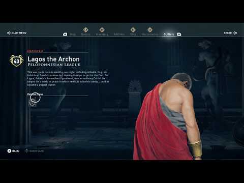 ASSASSINS CREED ODYSSEY WALKTHROUGH 118 LAGOS CULTIST LOCATION KILL FORT SAMIKON