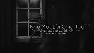 Hợp âm Như một lời chia tay Trịnh Công Sơn