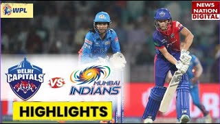 MI vs DC WPL 2023 Highlights: Delhi Capitals vs Mumbai Indians Today Match Highlights WPL Highlights