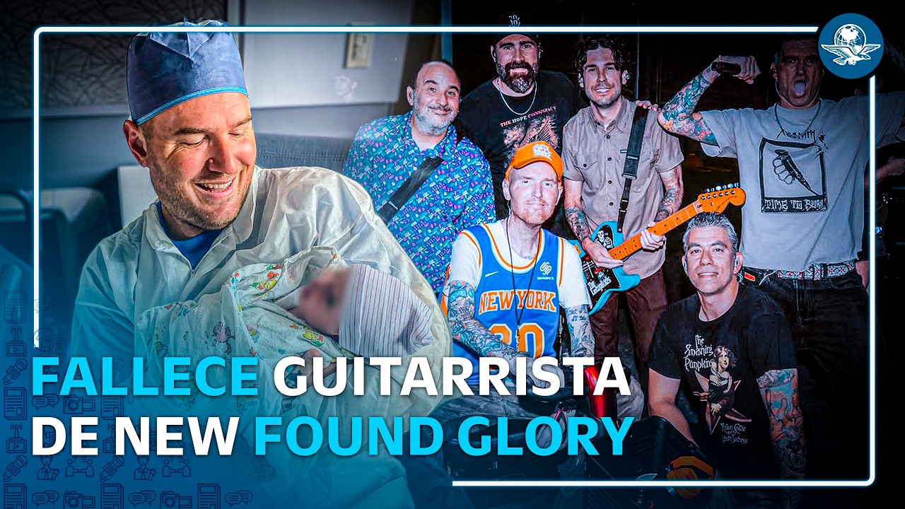 Chad Gilbert, guitarrista de New Found Glory, muere a los 45 años; padecía cáncer desde 2021