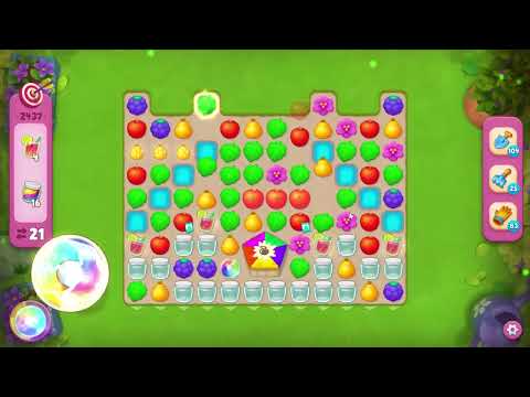 🎯 Gardenscapes 2437 Challenge Level - 22 moves + 💥💥🧨💣