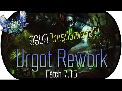 9999 TRUEDAMAGE?! Reworked Jungle Urgot in Patch 7.15 (PBE)