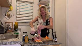 DIY HOMEMADE DOG FOOD BAKED CHICKEN-THIGHS w/Apple, Sweetpotato 4 GoodDigestion Chowtime SE 1 EP 11