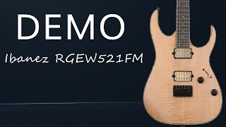 Video thumbnail for Ibanez RGEW521FM-NTF elektrische gitaar DEMO | Muziekhuis Souman by Souman Music