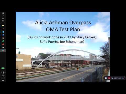 ME/EMA 540 OMA Project Test Plan