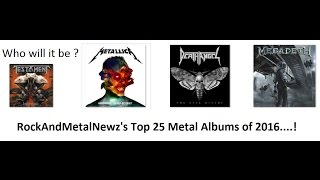 Best Metal Albums of 2016 chosen by RockAndMetalNewz!