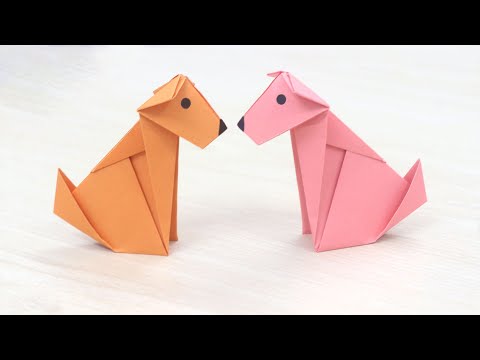 How to fold Origami Dog - Easy Paper Dog Tutorial