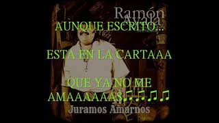 JURAMOS AMARNOS RAMON AYALA KARAOKE