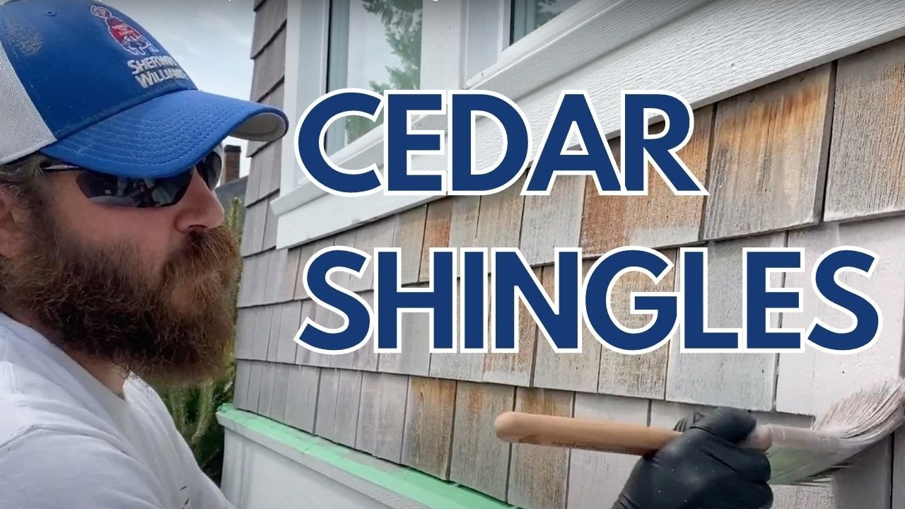 Is it better to paint or stain cedar shingles? Wiki REF