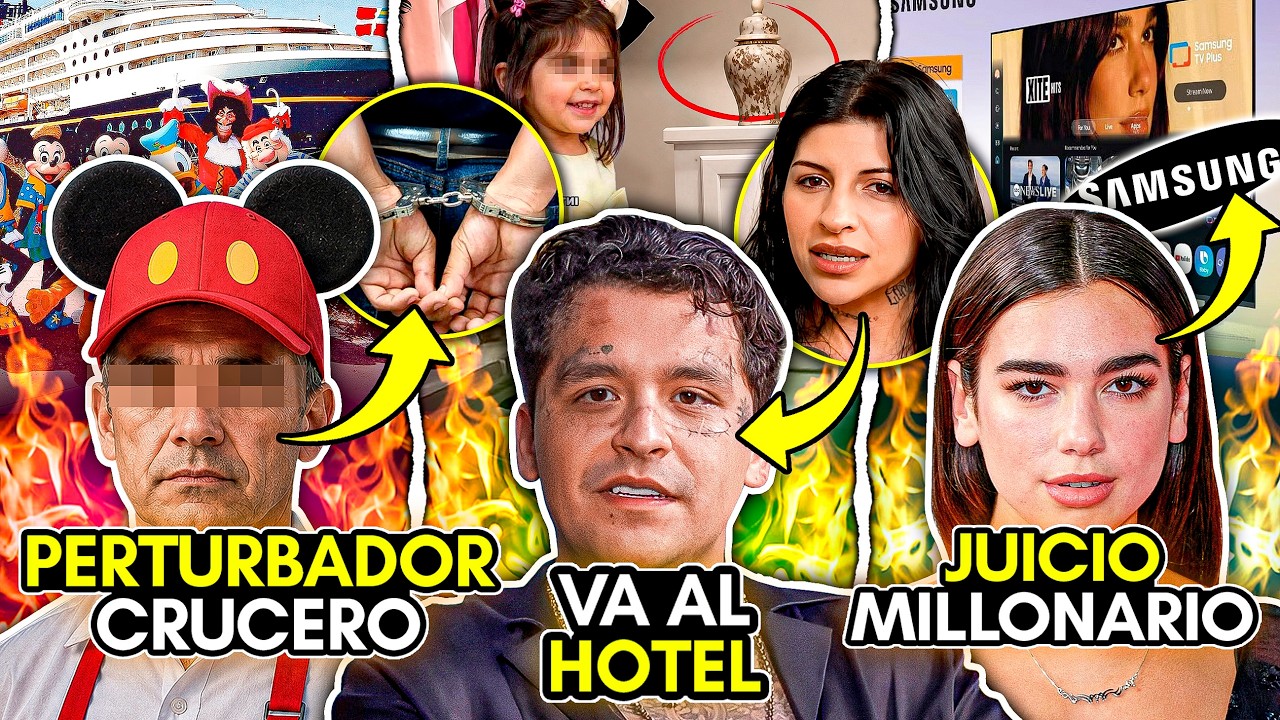 NODAL en el HOTEL de CAZZU! PERTURBADOR CRUCERO DISNEY! ALCALDE revela SER ESPÍA! DUA LIPA a JUICIO!