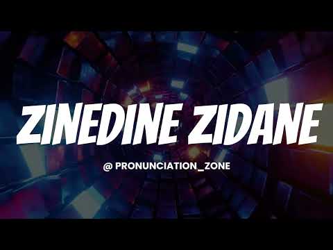 How to Pronounce ZINEDINE ZIDANE Correctly | English Pronunciation Guide #facts