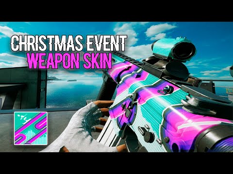 Triple Neon Diamond - Y7S4 Solar Raid CHRISTMAS WEAPON + Attachment Skin - IN-GAME SHOWCASE - R6