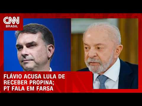 Flávio diz que Lula recebeu propina de Vorcaro; PT nega e fala em “farsa” | CNN AGORA
