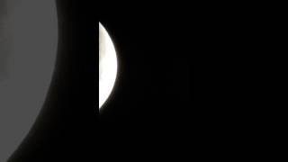 Testing the new scope for a moon pass