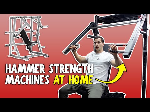 Use ANY Hammer Strength Machine At Home With Lever Arms