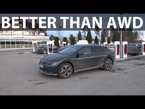 Kia EV6 77kWh RWD range test video