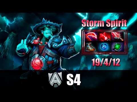 Dota 2 - S4 play's Storm Spirit (19/4/12) Party ranked with Akke ~6.2k