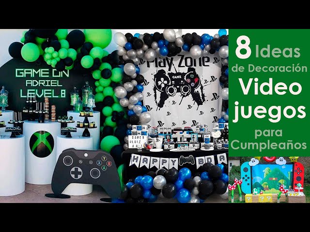 Vídeo relacionado con Globos Temáticos de Jugador de 43 Piezas, Control de Videojuegos Globos de papel de Estrella, Suministros para Fiesta de Videojuegos para Fiesta de Cumpleaños, Decoración de cumpleaños para niños