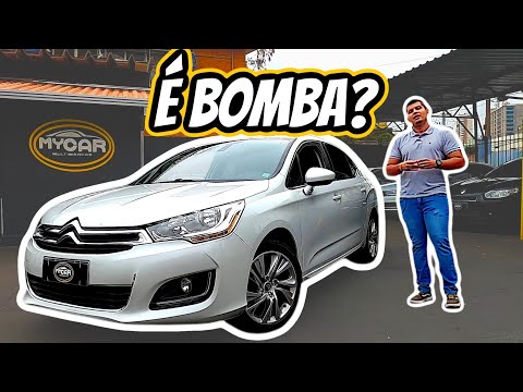 Citroën C4 Lounge Tendance 2.0 AT 2014. Barato, espaçoso e completão mas todo mundo tem medo dele!