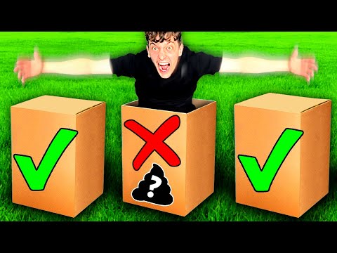 Spring NICHT in die FALSCHE MYSTERY BOX 😱😳 (GEHT SCHIEF)