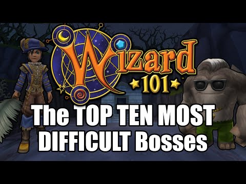Top 10 Most DIFFICULT Bosses in Wizard101