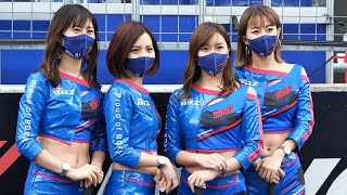スーパーGT2021 第2戦 富士㊴ 津田知美さん 須藤セリナさん あやきいくさん 平野杏梨さん 2021SUBARU BRZ GT GALS BREEZE 美人レースクイーン