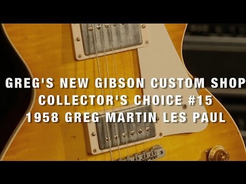 Greg Koch's New Gibson Custom Shop Collector's Choice #15 Greg Martin '58 Les Paul