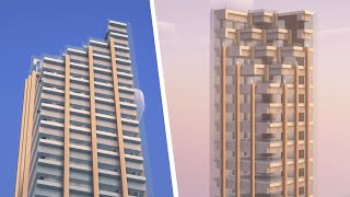 MINECRAFT | How to Build a SKYSCRAPER | Step-by-step Tutorial | Part 1/3