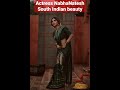Actress NabhaNatesh Draped In Green Saree South Indian Beauty Looks Gracefully Beautiful