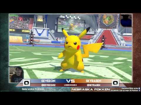 9 Eeveeon vs SkyRasen - Pokken at Underground - 6/20/17