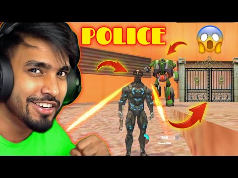 rope hero vice town police station / rope hero police station trick / gameplay #112