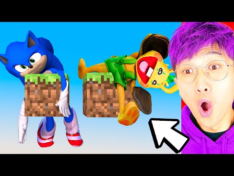 LankyBox - CRAZIEST SOFTBODY RACES EVER!? *Can YOU Guess Who Wins?* (POPPY PLAYTIME vs MINECRAFT vs MARIO!)