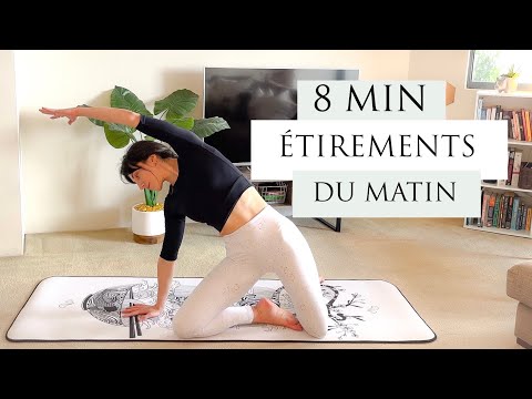 8 minutes de stretching pour le matin | Pilates pour débutants