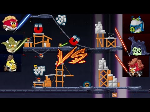angry Birds Star wars 2 yoda luke han solo