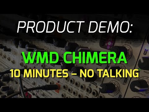 WMD Chimera Percussion Synthesizer Eurorack Module w/ 4 Cables and Polish Cloth image 2