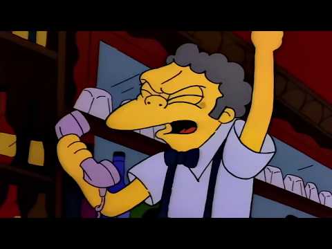 HD Classic Simpsons Crank Calls In Order! Bart, Moe's Tavern, Etc!