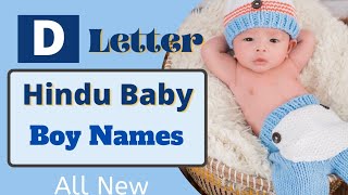 D Letter Baby Boy Names  Top 50 Latest Hindu Baby 