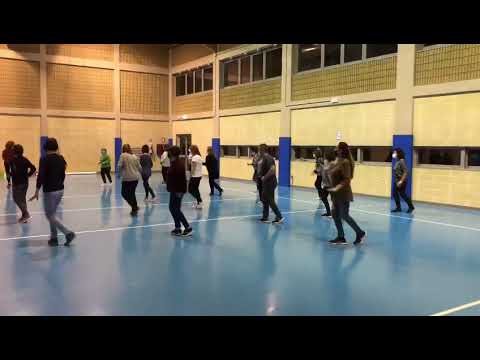 TUS BESOS SALSA  linea dance 2022 di Hantos dj  con le stelle di Giancarla