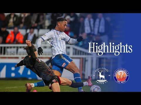Highlights | Hartlepool United 0-3 Aldershot Town