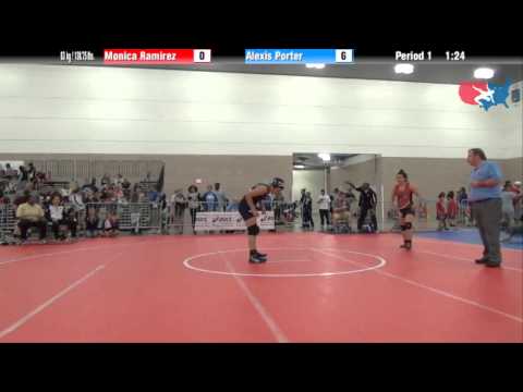 FILA Junior 63 kg / 138.75 lbs. - Monica Ramirez vs. Alexis Porter