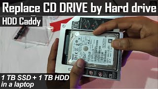 How to replace CD Drive with internal Hard drive | Use 2 hard disk in a laptop (HDD Caddy Unboxing)
