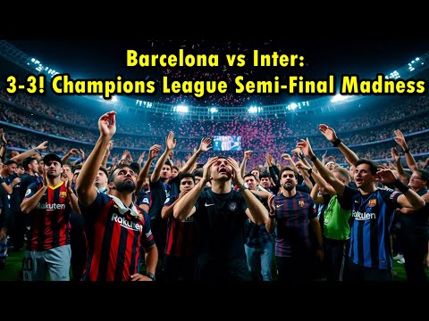 Barcelona vs Inter live updates: Score level 3-3 in thrilling Champions League semi-final