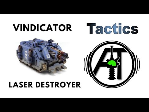 Vindicator Laser Destroyer: Rules Review + Tactics - Deimos Pattern Forge World Space Marine Tank