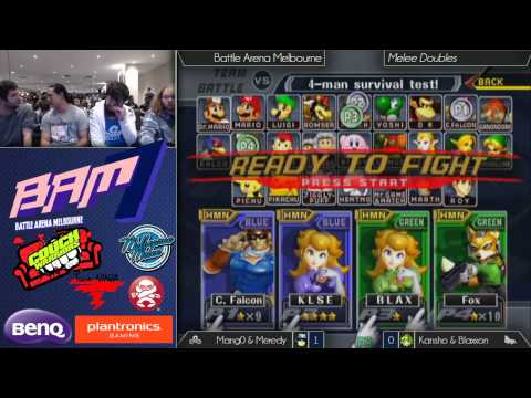 Bam 7 Melee Doubles - C9Mang0 & Meredy vs Kansho & Blaxxon
