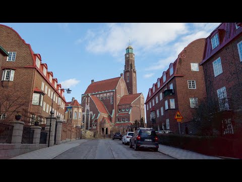 Stockholm walk in April - Malmskillnadsgatan, Döbelnsgatan, Östermalm (4K)