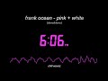 frank ocean - pink + white [slowed down version] | chill wavez